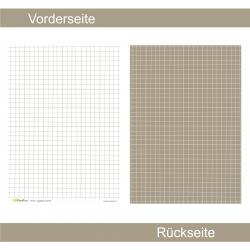 Pastellbraun kariert - Designpapier